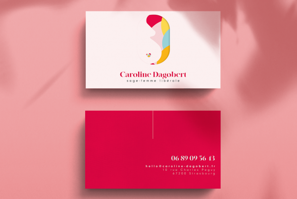 Logo et carte de visite pour une sage-femme